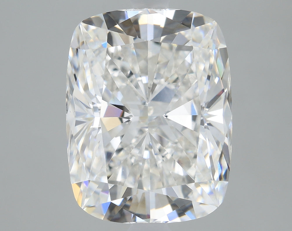 2.57 Carat Cushion Lab Diamond with  Cut Diamond in 14KT  view 1
