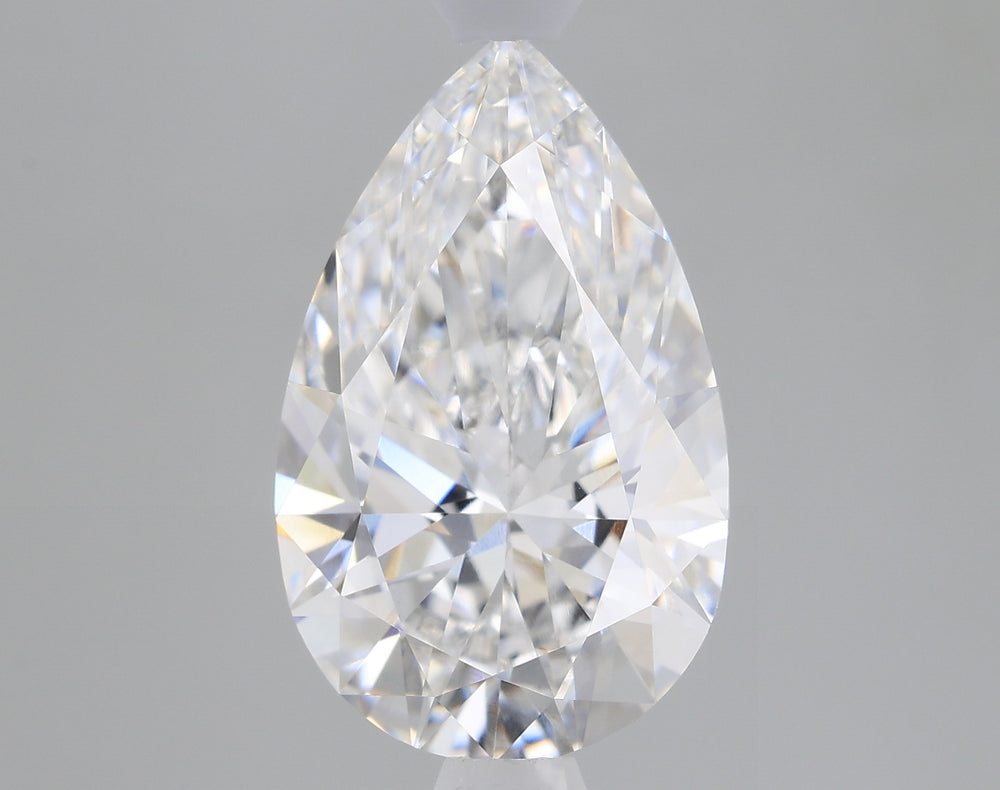 1.8 Carat Pear Lab Diamond with  Cut Diamond in 14KT  view 1
