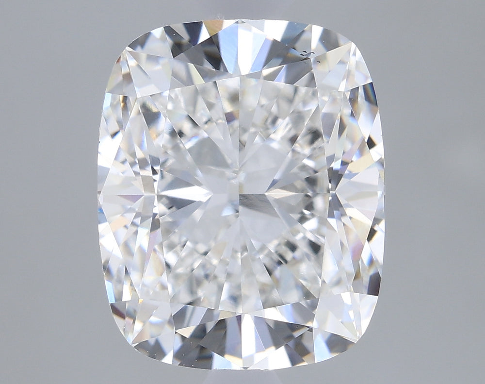 2.05 Carat Cushion Lab Diamond with  Cut Diamond in 14KT  view 1
