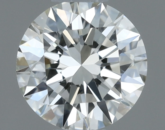 0.3 Carat Round Natural Diamond with  Cut Diamond in 14KT  view 1
