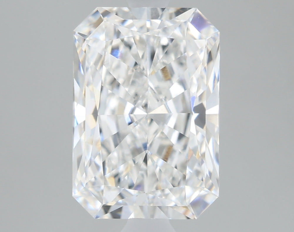 1.59 Carat Radiant Lab Diamond with  Cut Diamond in 14KT  view 1
