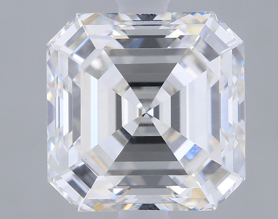 1.6 Carat Asscher Lab Diamond with  Cut Diamond in 14KT  view 1
