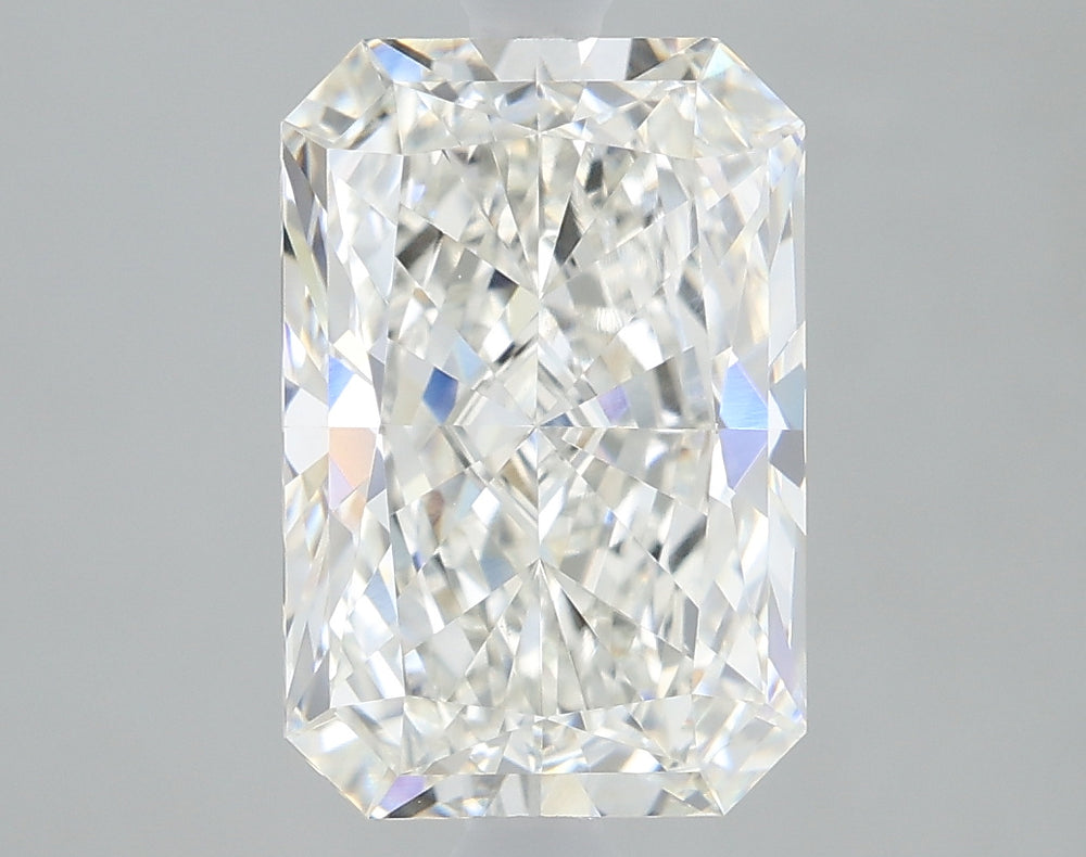 2.1 Carat Radiant Lab Diamond with  Cut Diamond in 14KT  view 1
