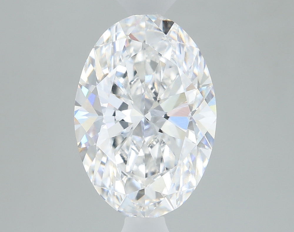 1.81 Carat Oval Lab Diamond with  Cut Diamond in 14KT  view 1
