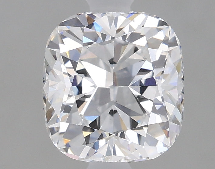 1.11 Carat Cushion Lab Diamond with  Cut Diamond in 14KT  view 1
