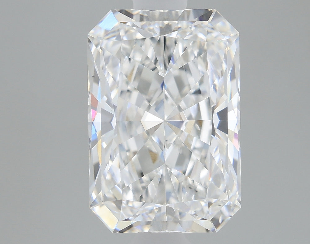 1.58 Carat Radiant Lab Diamond with  Cut Diamond in 14KT  view 1
