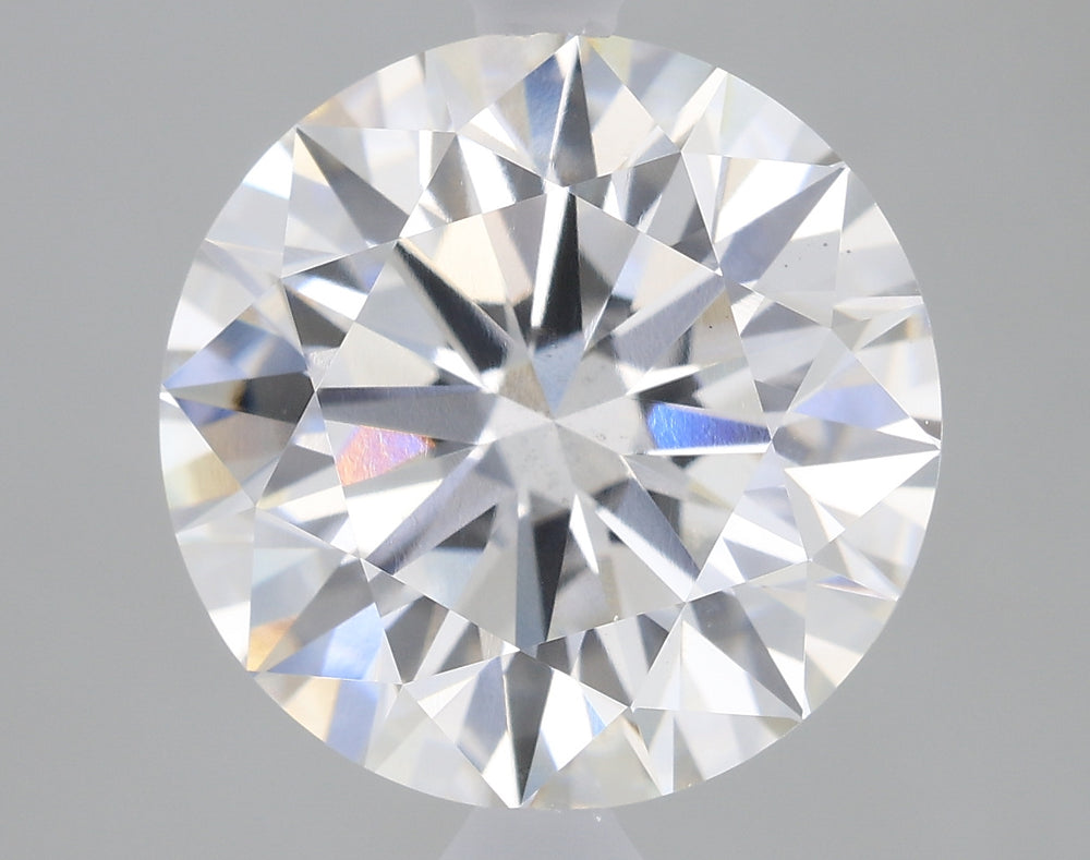 2.58 Carat Round Lab Diamond with  Cut Diamond in 14KT  view 1
