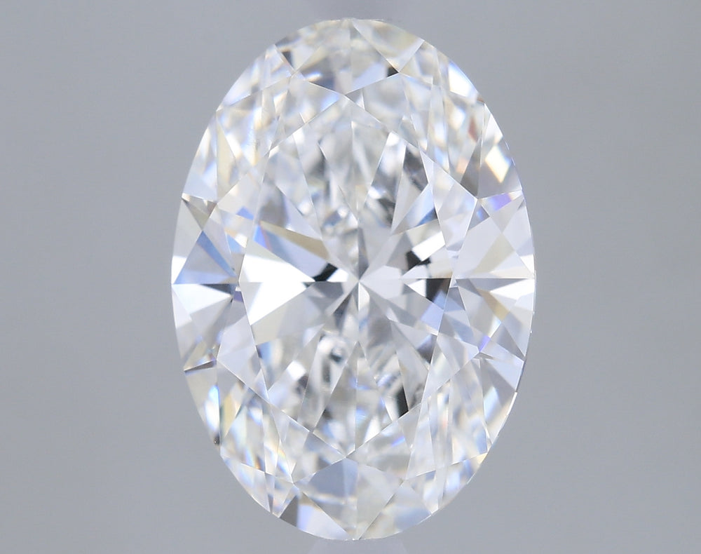 1.8 Carat Oval Lab Diamond with  Cut Diamond in 14KT  view 1

