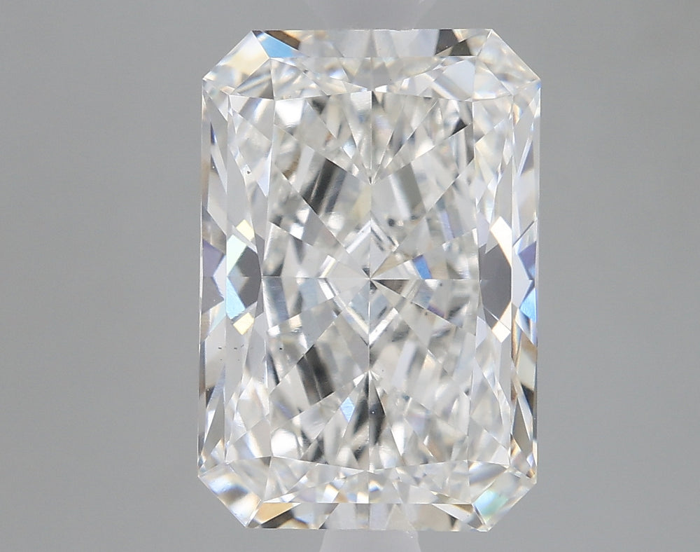 2.81 Carat Radiant Lab Diamond with  Cut Diamond in 14KT  view 1
