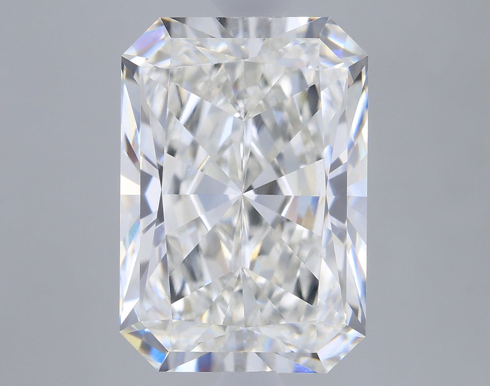 3.11 Carat Radiant Lab Diamond with  Cut Diamond in 14KT  view 1
