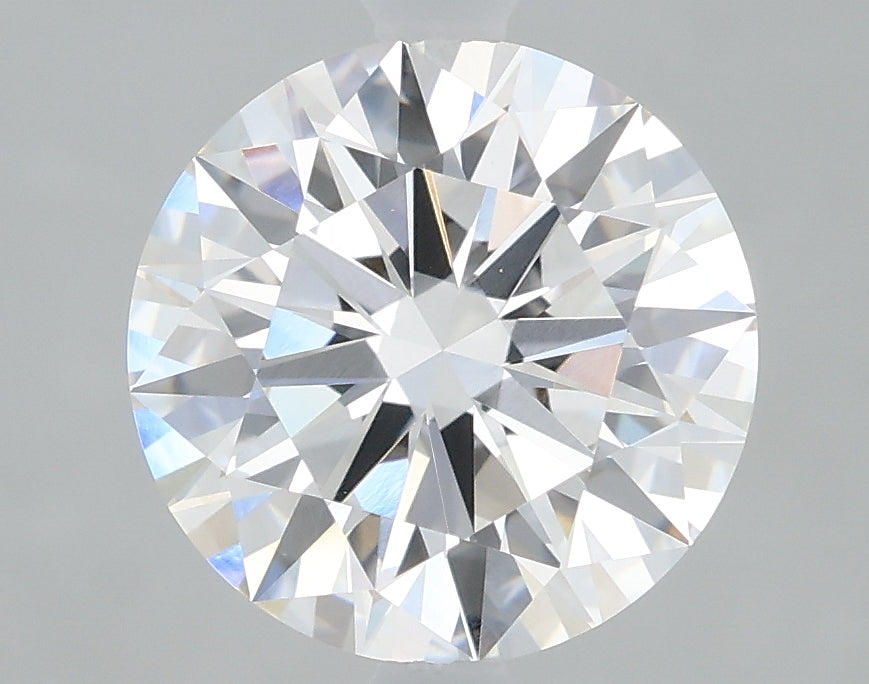 1.8 Carat Round Lab Diamond with  Cut Diamond in 14KT  view 1
