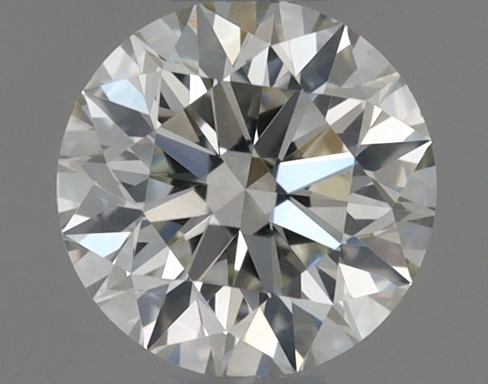 0.3 Carat Round Natural Diamond with  Cut Diamond in 14KT  view 1
