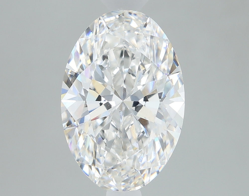 1.81 Carat Oval Lab Diamond with  Cut Diamond in 14KT  view 1

