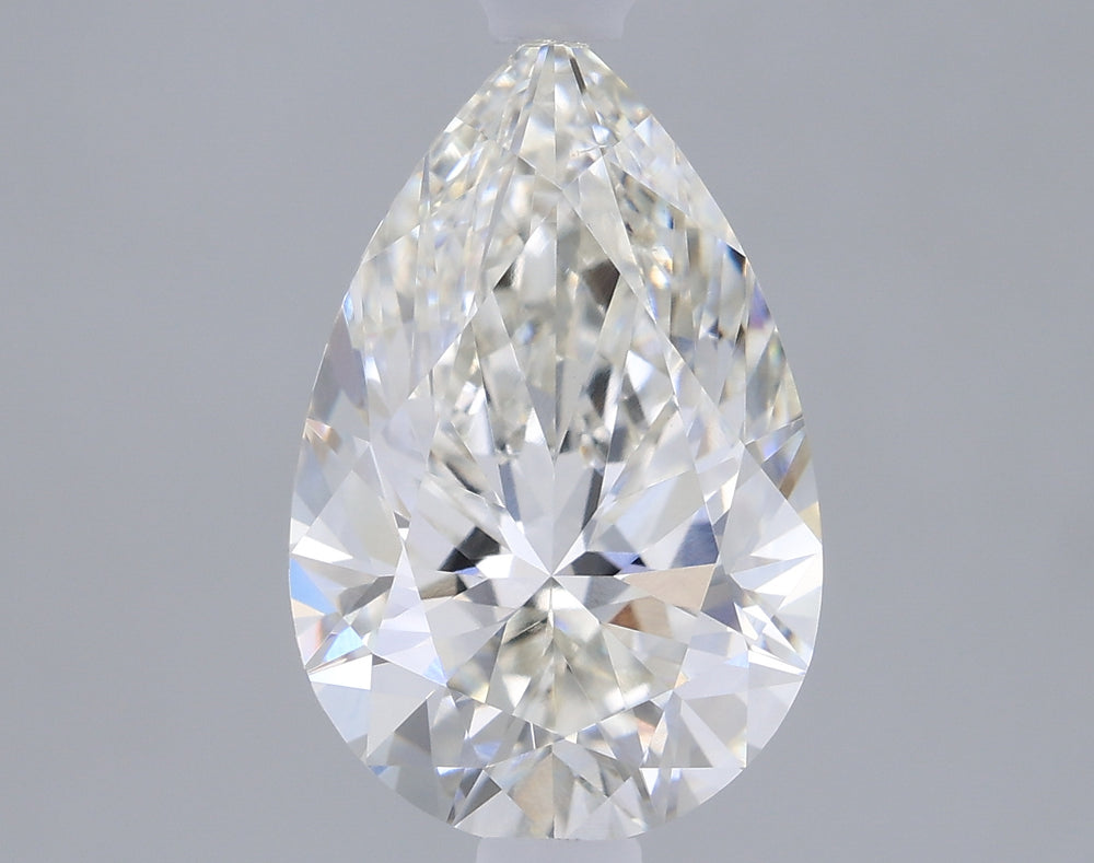 1.51 Carat Pear Lab Diamond with  Cut Diamond in 14KT  view 1
