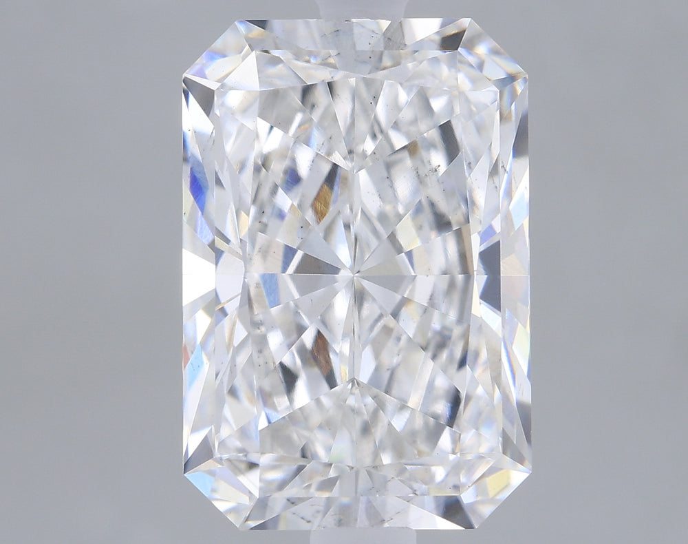 2.6 Carat Radiant Lab Diamond with  Cut Diamond in 14KT  view 1
