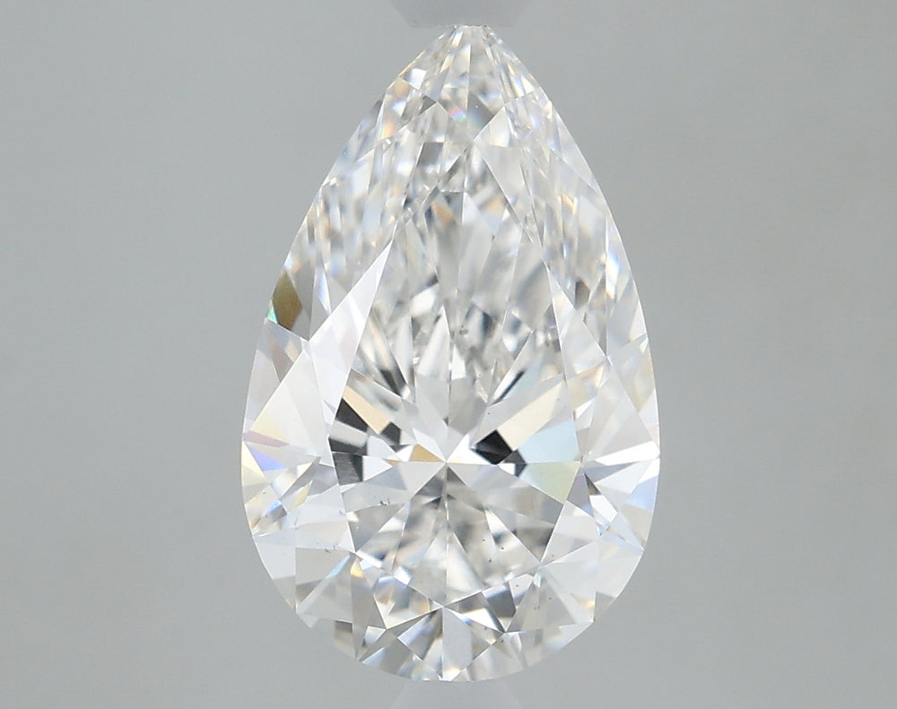 1.91 Carat Pear Lab Diamond with  Cut Diamond in 14KT  view 1
