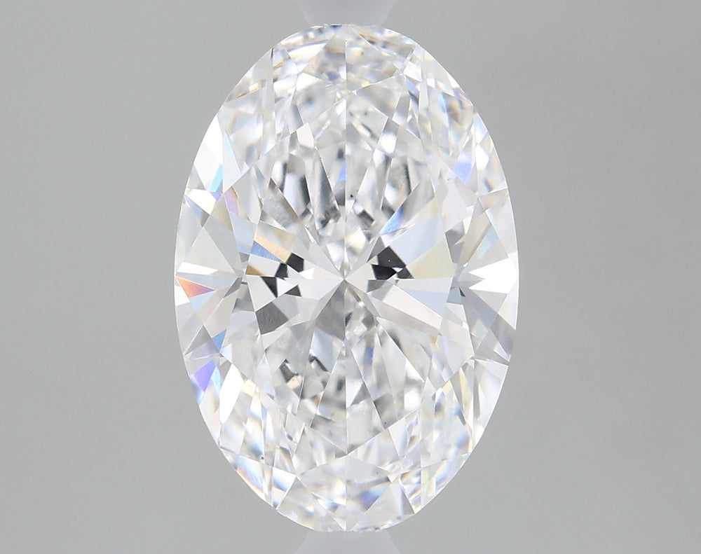 1.59 Carat Oval Lab Diamond with  Cut Diamond in 14KT  view 1
