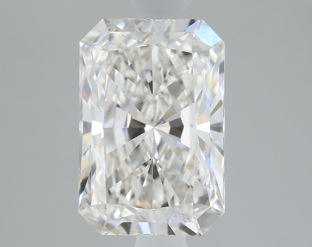 1.57 Carat Radiant Lab Diamond with  Cut Diamond in 14KT  view 1
