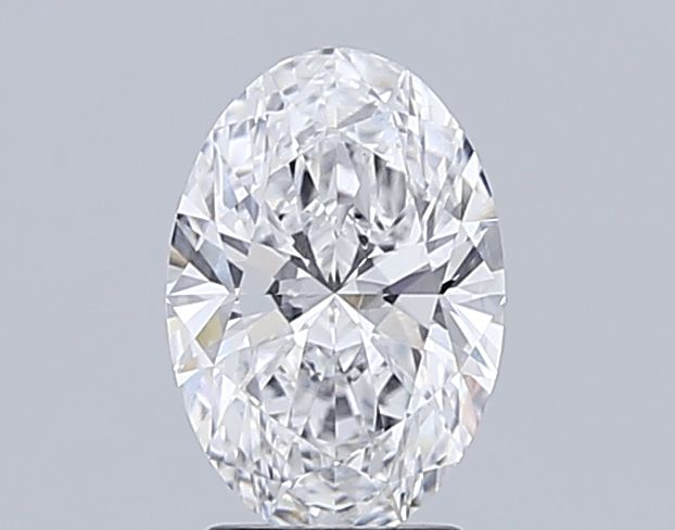 2.34 Carat Oval Lab Diamond with  Cut Diamond in 14KT  view 1
