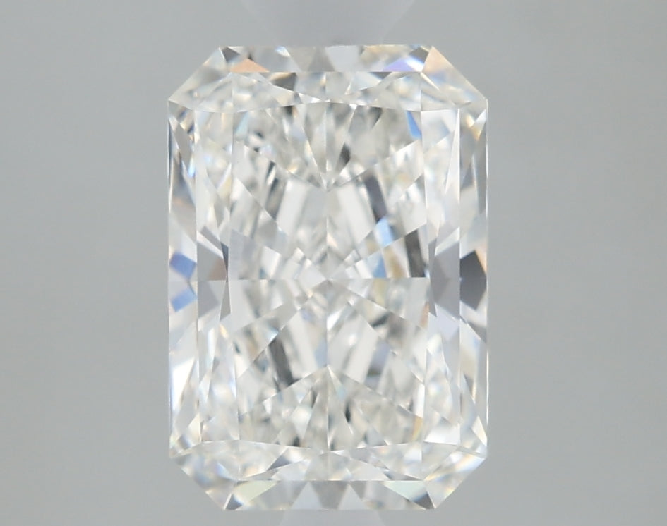 1.61 Carat Radiant Lab Diamond with  Cut Diamond in 14KT  view 1
