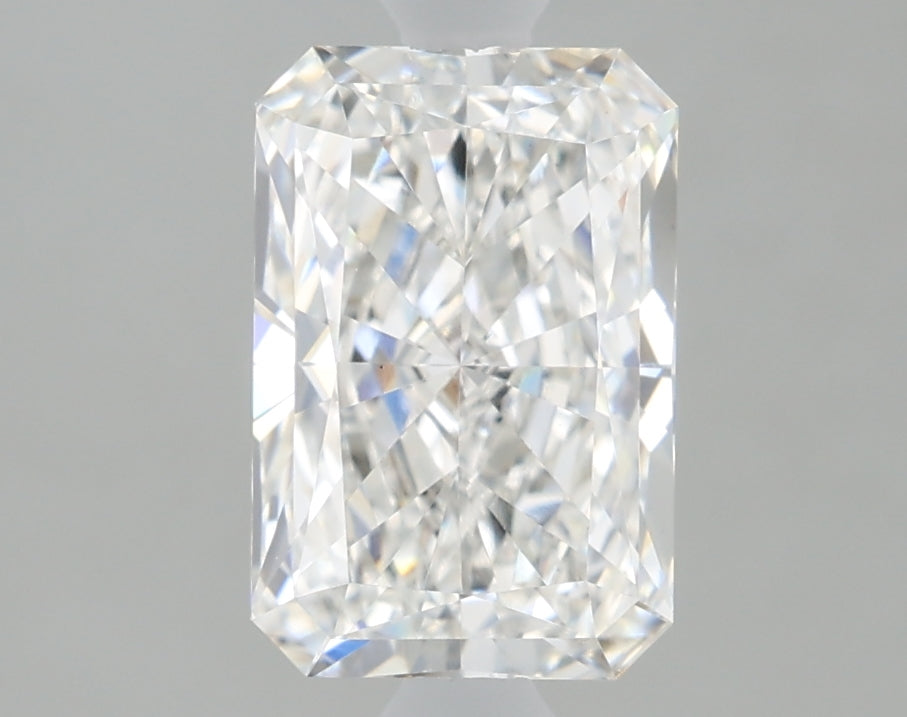 1.32 Carat Radiant Lab Diamond with  Cut Diamond in 14KT  view 1
