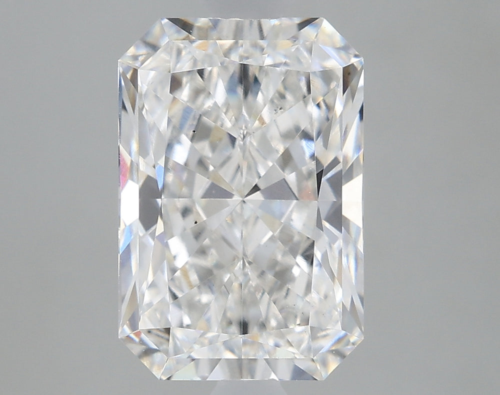2.36 Carat Radiant Lab Diamond with  Cut Diamond in 14KT  view 1
