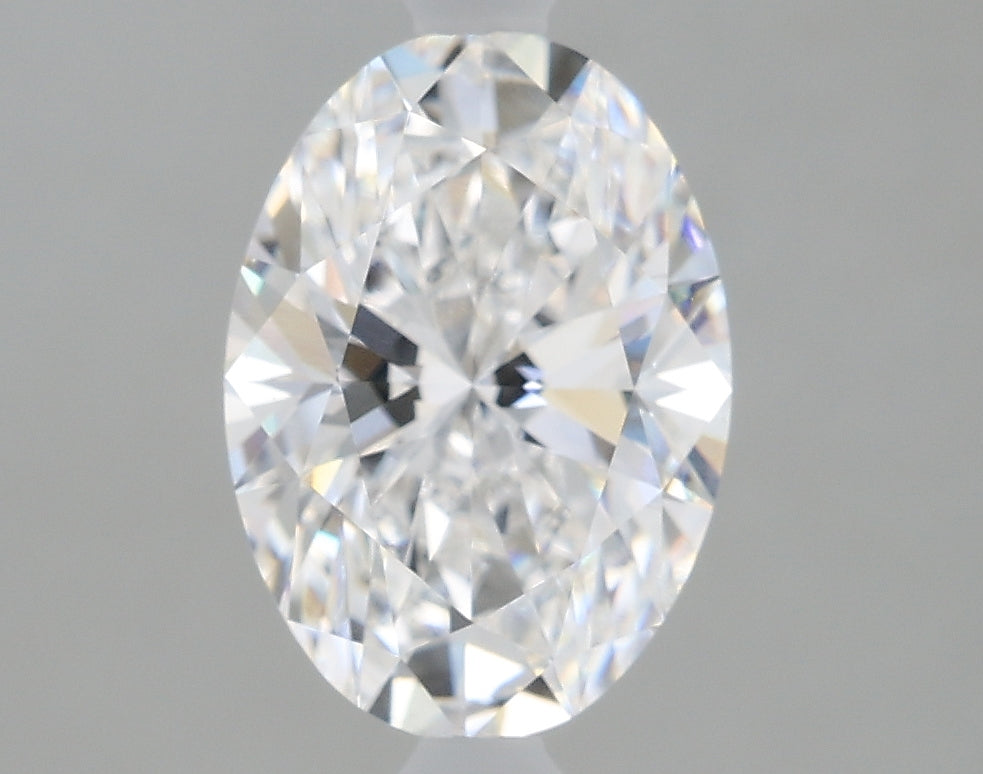 1.57 Carat Oval Lab Diamond with  Cut Diamond in 14KT  view 1
