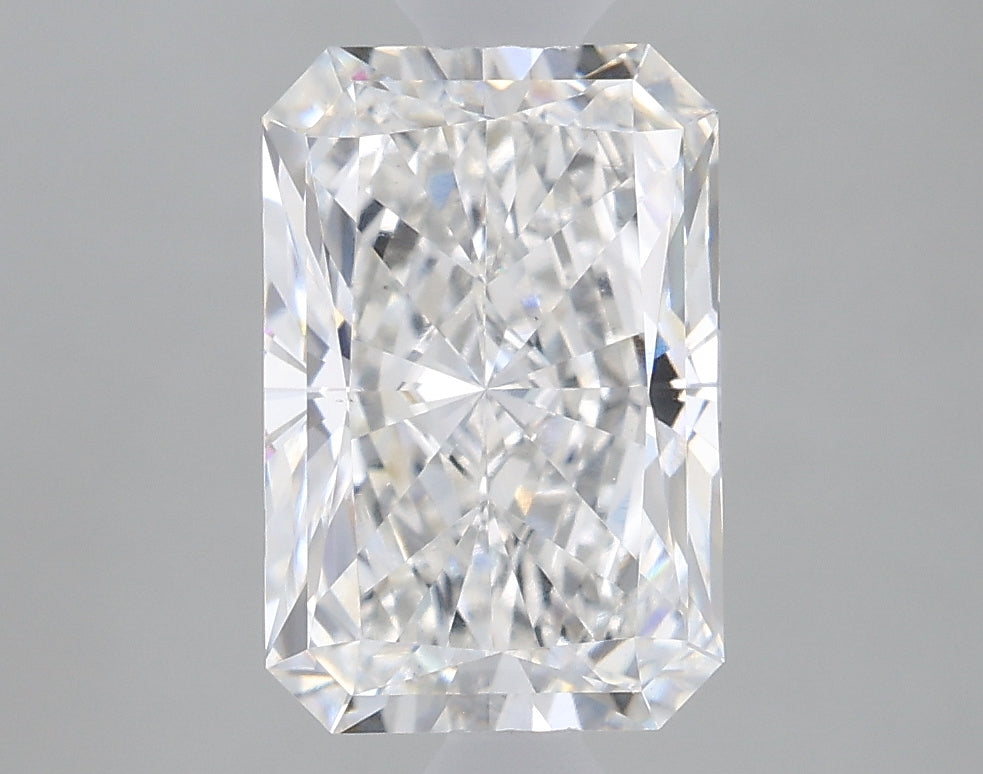 1.85 Carat Radiant Lab Diamond with  Cut Diamond in 14KT  view 1
