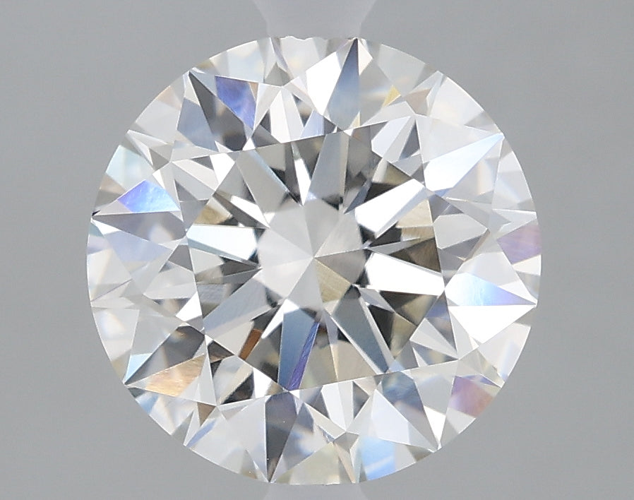 2.13 Carat Round Lab Diamond with  Cut Diamond in 14KT  view 1
