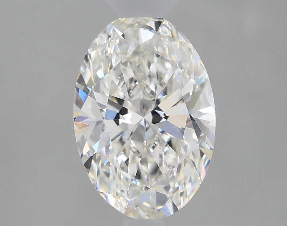 1.14 Carat Oval Lab Diamond with  Cut Diamond in 14KT  view 1
