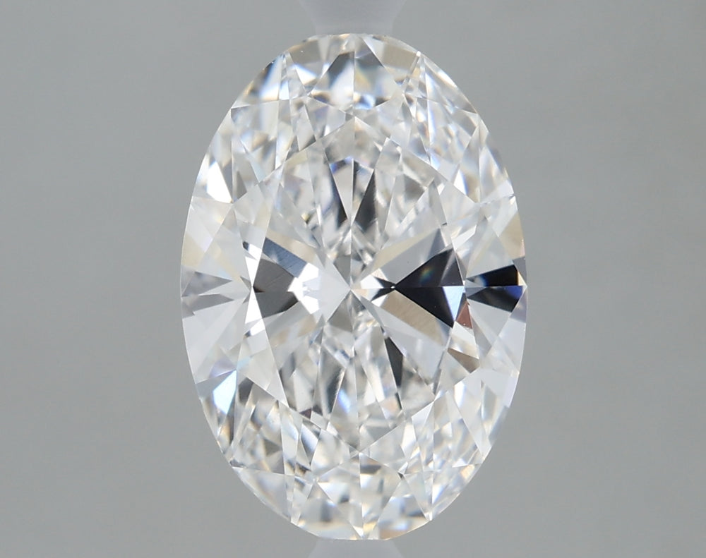 2.16 Carat Oval Lab Diamond with  Cut Diamond in 14KT  view 1
