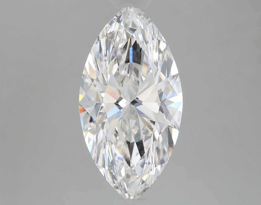 2.0 Carat Marquise Lab Diamond with  Cut Diamond in 14KT  view 1
