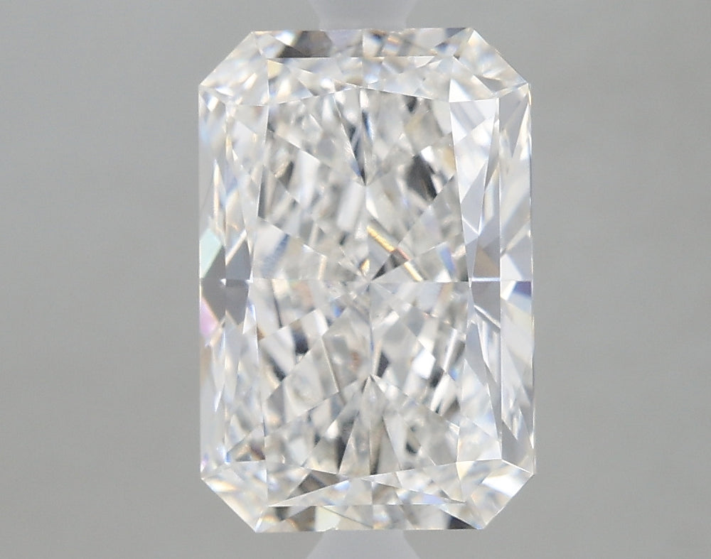 3.01 Carat Radiant Lab Diamond with  Cut Diamond in 14KT  view 1
