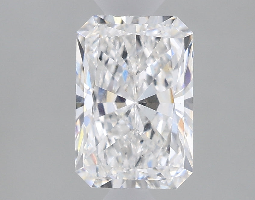 1.13 Carat Radiant Lab Diamond with  Cut Diamond in 14KT  view 1
