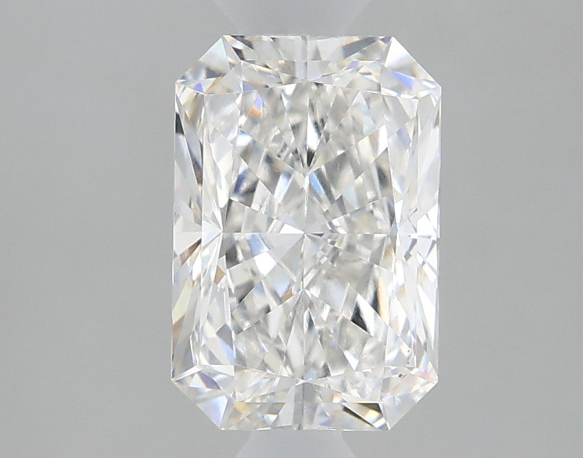 1.12 Carat Radiant Lab Diamond with  Cut Diamond in 14KT  view 1
