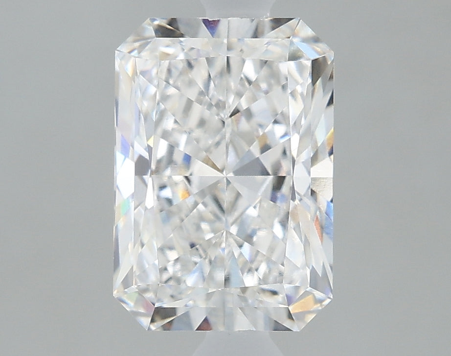1.56 Carat Radiant Lab Diamond with  Cut Diamond in 14KT  view 1
