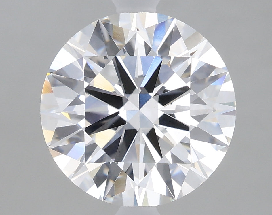 2.49 Carat Round Lab Diamond with  Cut Diamond in 14KT  view 1
