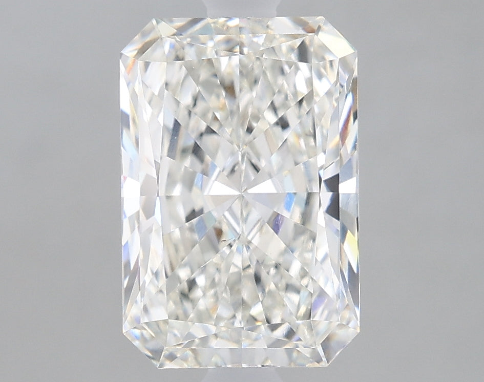 1.89 Carat Radiant Lab Diamond with  Cut Diamond in 14KT  view 1
