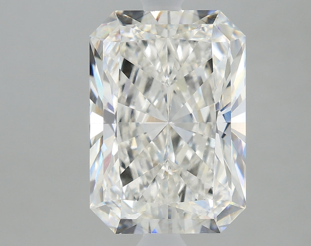 3.06 Carat Radiant Lab Diamond with  Cut Diamond in 14KT  view 1
