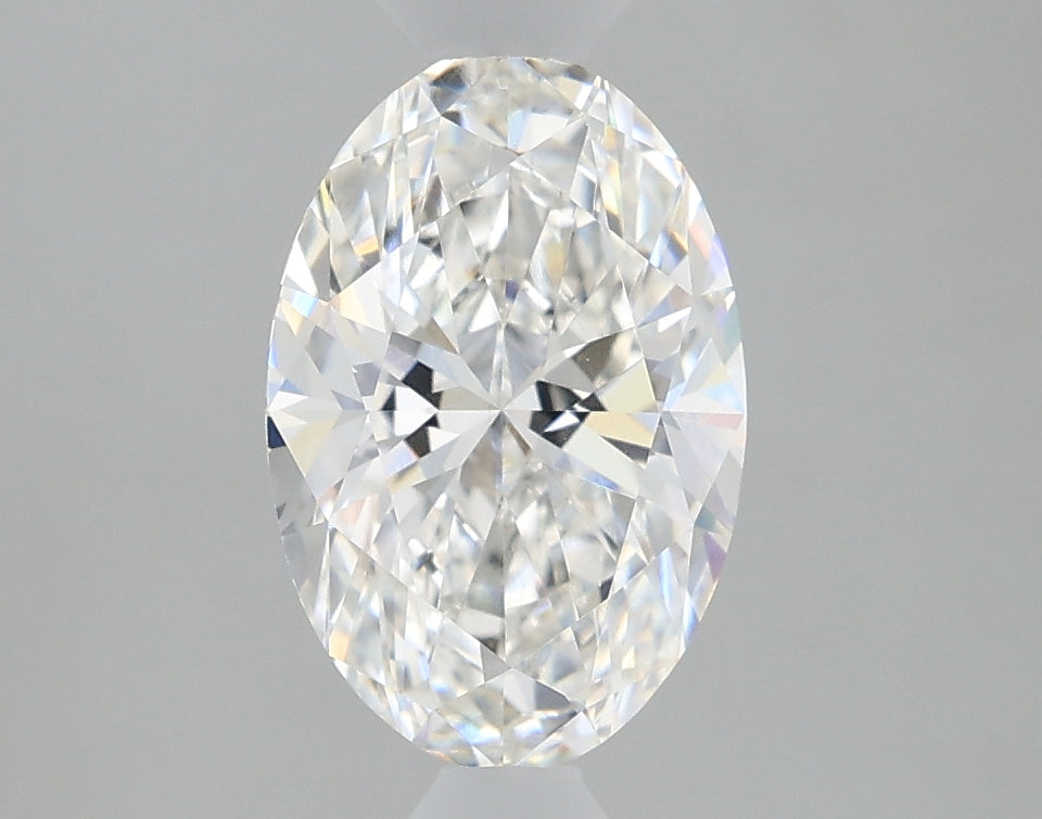 1.14 Carat Oval Lab Diamond with  Cut Diamond in 14KT  view 1
