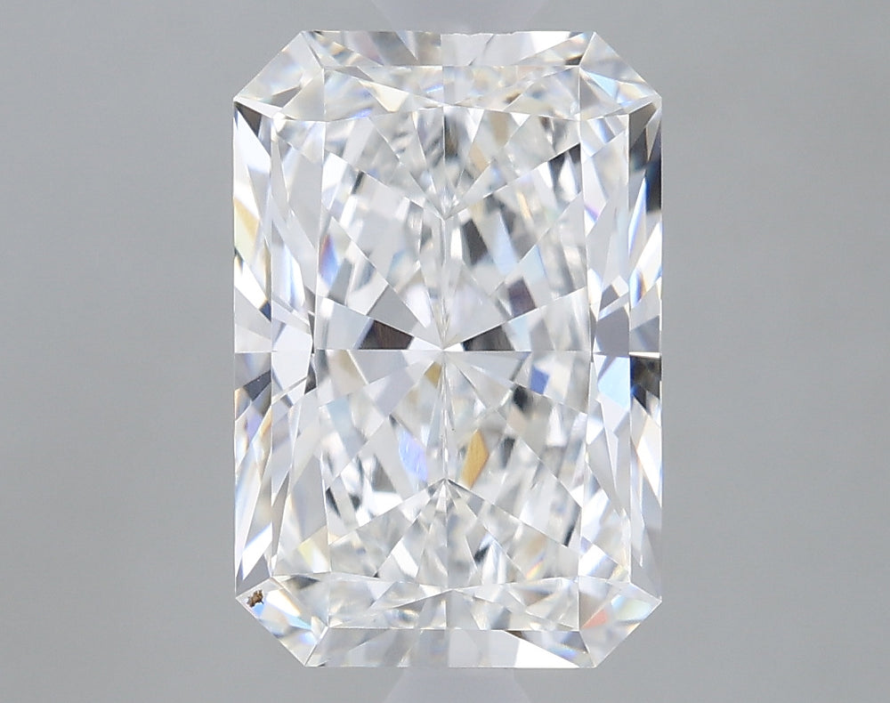 2.71 Carat Radiant Lab Diamond with  Cut Diamond in 14KT  view 1
