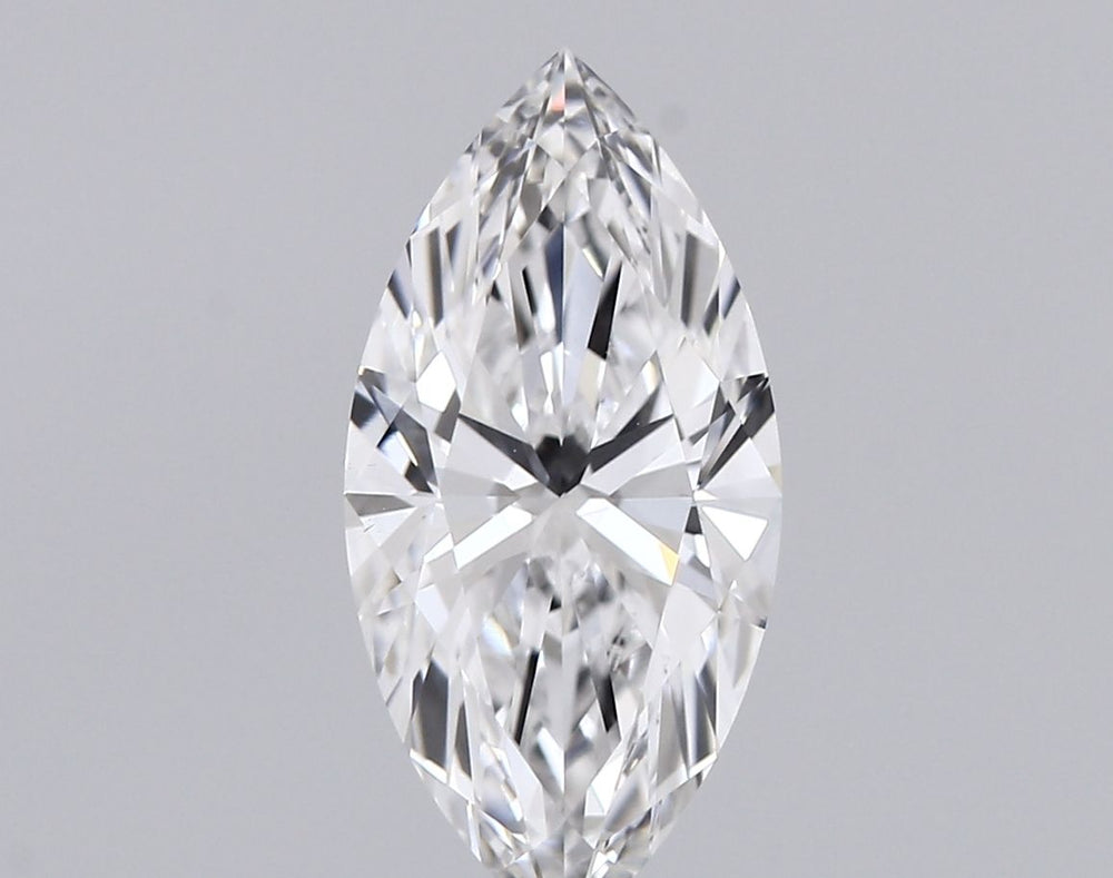 1.84 Carat Marquise Lab Diamond with  Cut Diamond in 14KT  view 1
