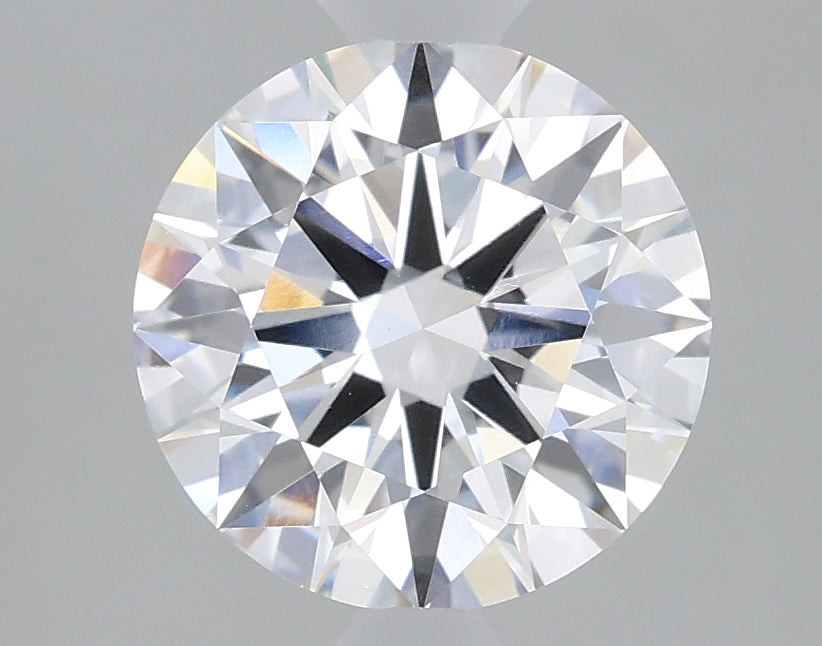 1.54 Carat Round Lab Diamond with  Cut Diamond in 14KT  view 1
