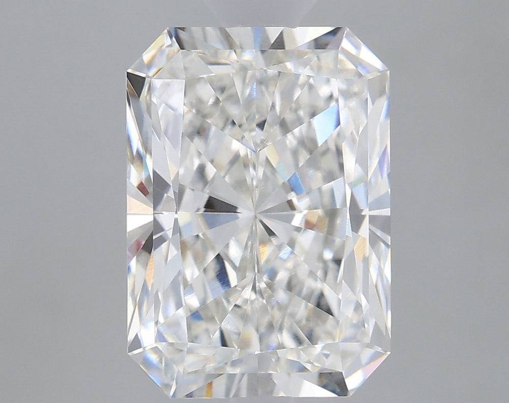 2.89 Carat Radiant Lab Diamond with  Cut Diamond in 14KT  view 1
