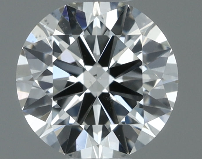 0.3 Carat Round Natural Diamond with  Cut Diamond in 14KT  view 1
