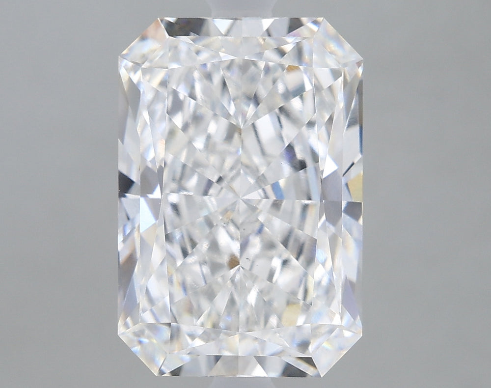 3.11 Carat Radiant Lab Diamond with  Cut Diamond in 14KT  view 1
