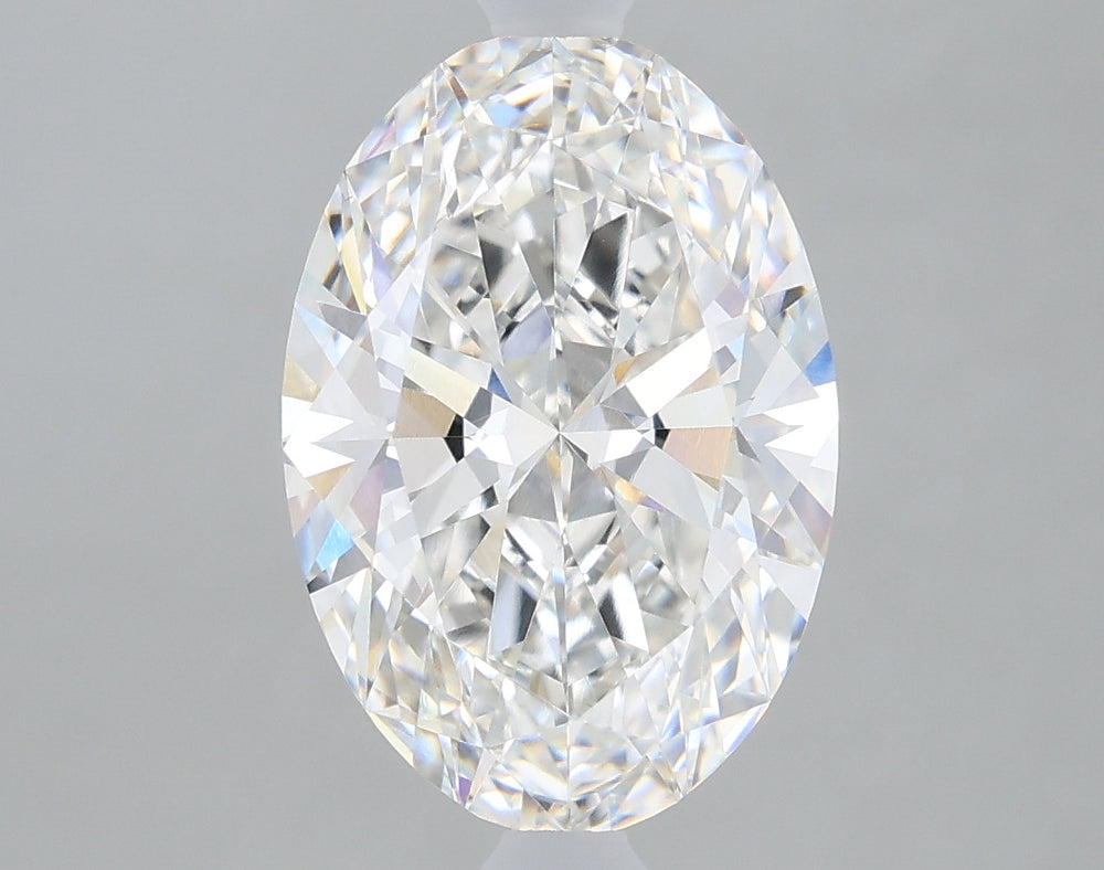 2.15 Carat Oval Lab Diamond with  Cut Diamond in 14KT  view 1
