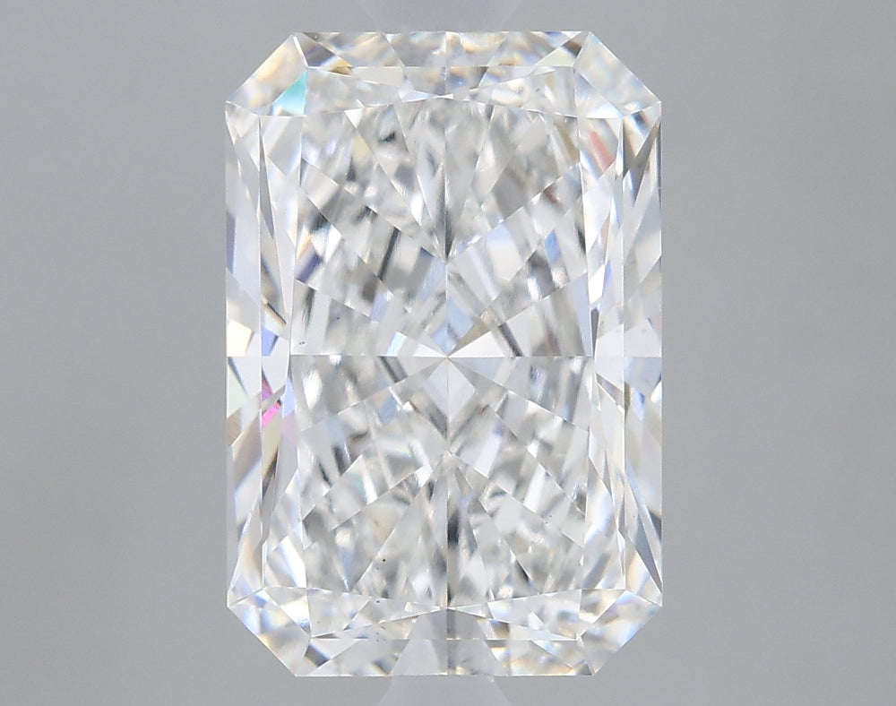 3.01 Carat Radiant Lab Diamond with  Cut Diamond in 14KT  view 1
