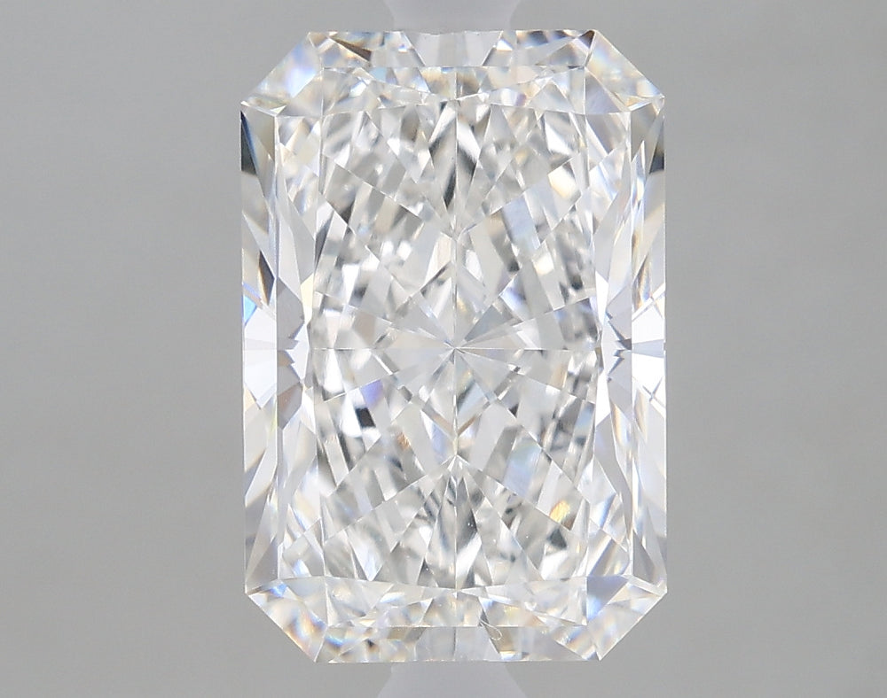 2.53 Carat Radiant Lab Diamond with  Cut Diamond in 14KT  view 1
