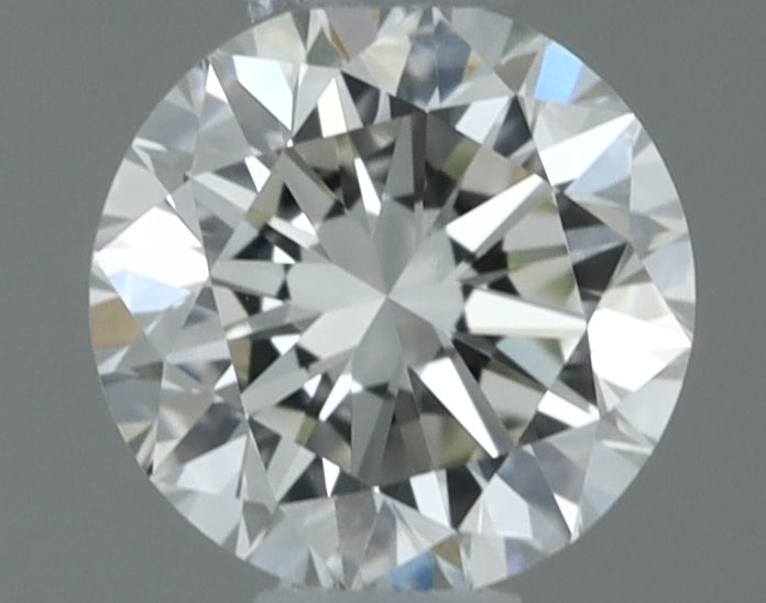 0.3 Carat Round Natural Diamond with  Cut Diamond in 14KT  view 1
